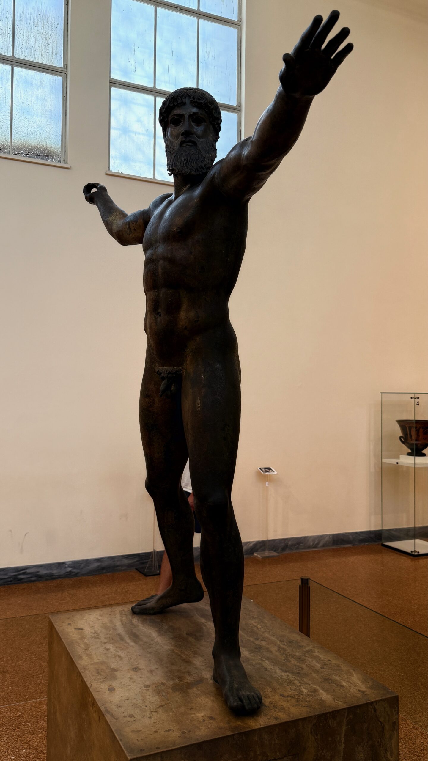In Athen, die Statue von Zeus, 340 v.C.